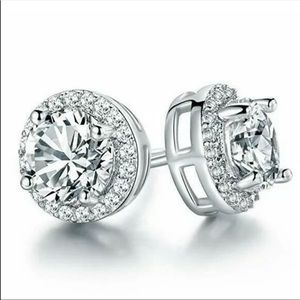 Delicate Swarovski Stud Earrings New